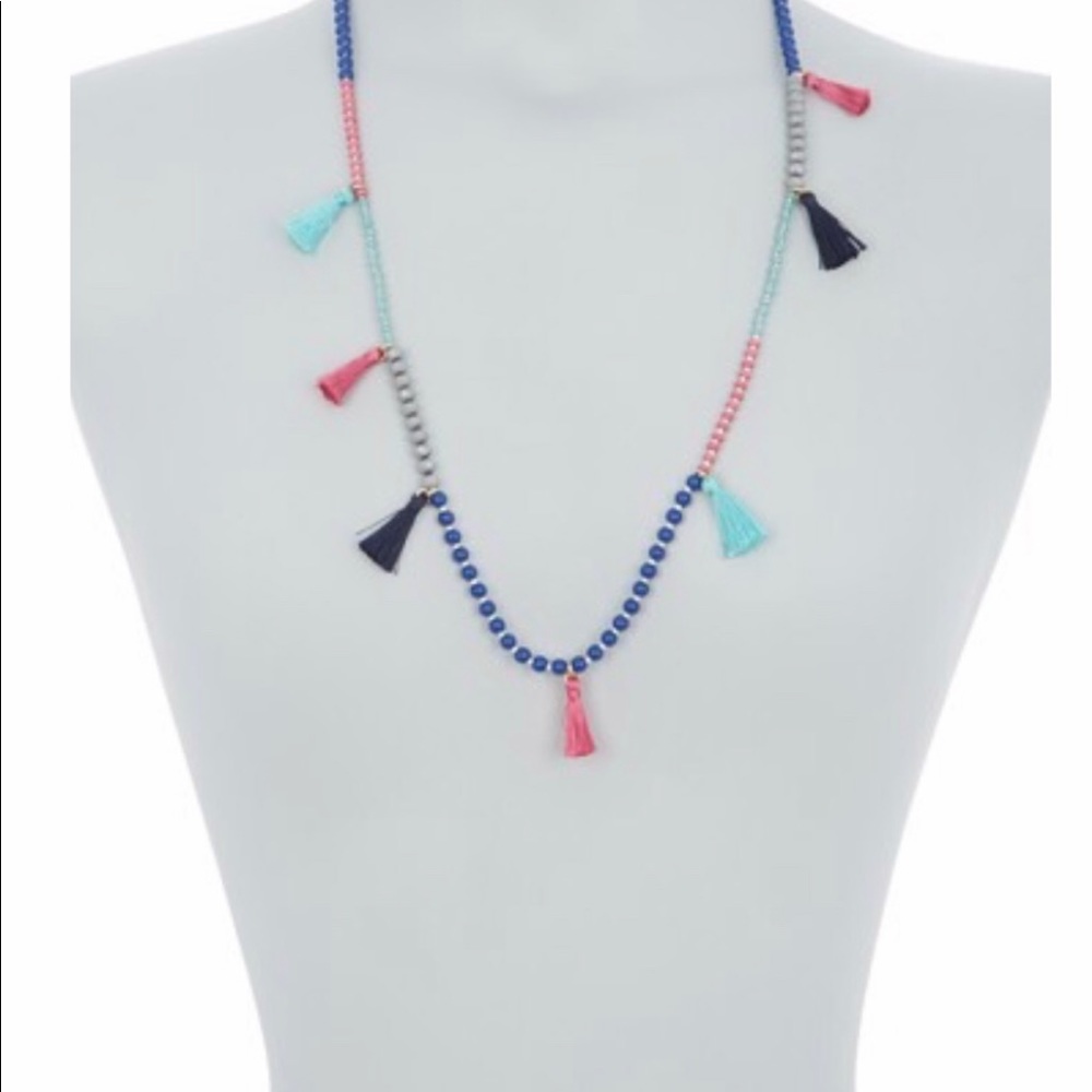 J. Crew - Boho Bead Tassel Necklace
